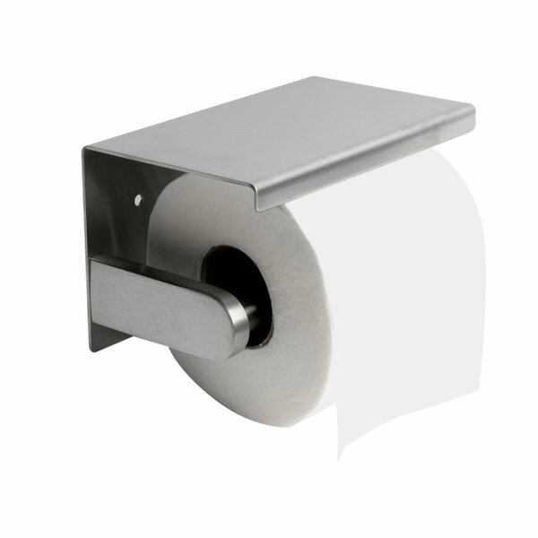 Alfi Brand Brushed Stainless Steel Toilet Paper Holder with Shelf ABTP66-BSS